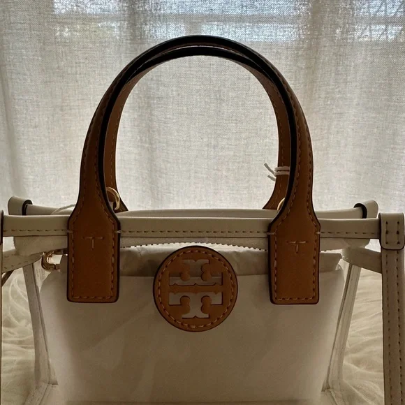Tory Burch Ella Nylon Clear Mini Tote Bag
Crossbody Clear Brown - Picture 7 of 11